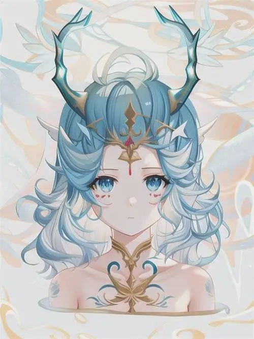 16 Hình chibi Cự Giải nữ đứng trước mây đêm lấp lánh, gương mặt mộng mơ khiến ai nhìn qua cũng muốn lưu lại