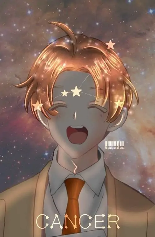 20 Ảnh chibi cung Cự Giải nữ bên sao biển nhỏ, nơ tóc xinh xắn giúp khung hình thêm trong trẻo và dễ tạo thiện cảm