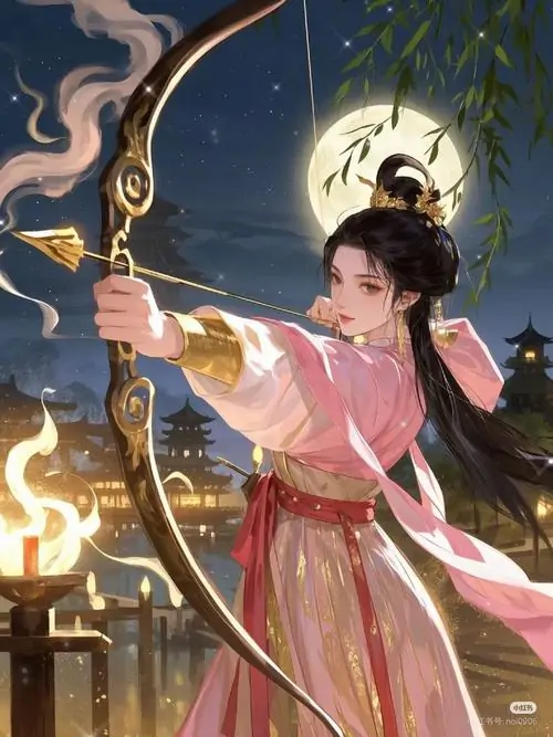 80 Ảnh Cung Nhân Mã Nữ Anime Chibi cute kết hợp cung tên ánh sao và sắc màu trẻ trung