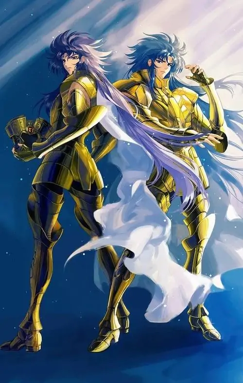 9 Khung tranh tái hiện cặp chiến binh xanh vàng lao lên, trang phục dễ thương pha sắc huyền ảo tạo điểm nhìn rất rõ