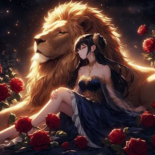 68 Ảnh Cung Sư Tử Nữ Anime và Chibi cute ngầu vừa kiêu hãnh vừa đáng yêu