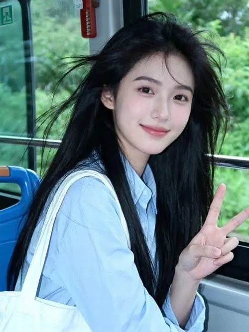 46 Hot girl xứ Kim Chi mặc váy cổ vuông giữa khu vườn nhỏ lông mày ngang thanh thoát và ánh nhìn cực kỳ cuốn hút