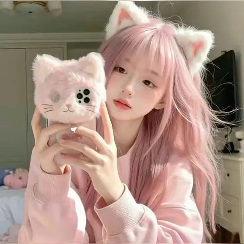 113 99 Ảnh Gái Xinh Mặc Pinky cute với vibe ngọt ngào và cực bắt mắt với sắc hồng nổi bật