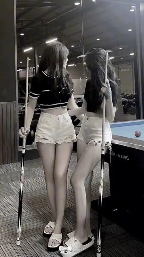 3 Ngắm ảnh cô gái xinh bên bàn bida thấy nét quyến rũ tự nhiên khó rời mắt