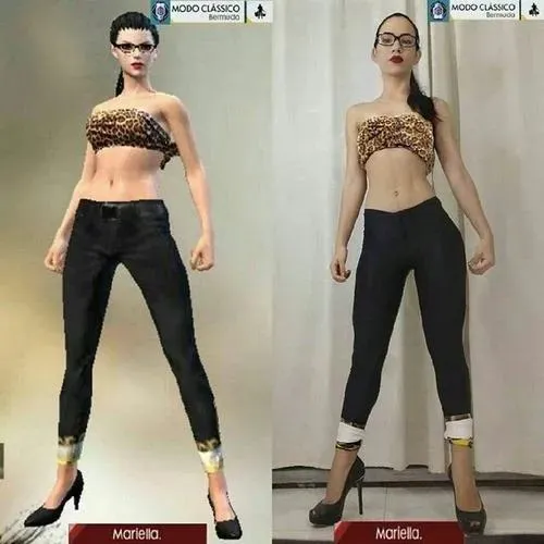 3 Bộ ảnh gái đẹp Free Fire với trang phục bó sát tôn dáng cao gọn mang cảm giác hiện đại và cá tính