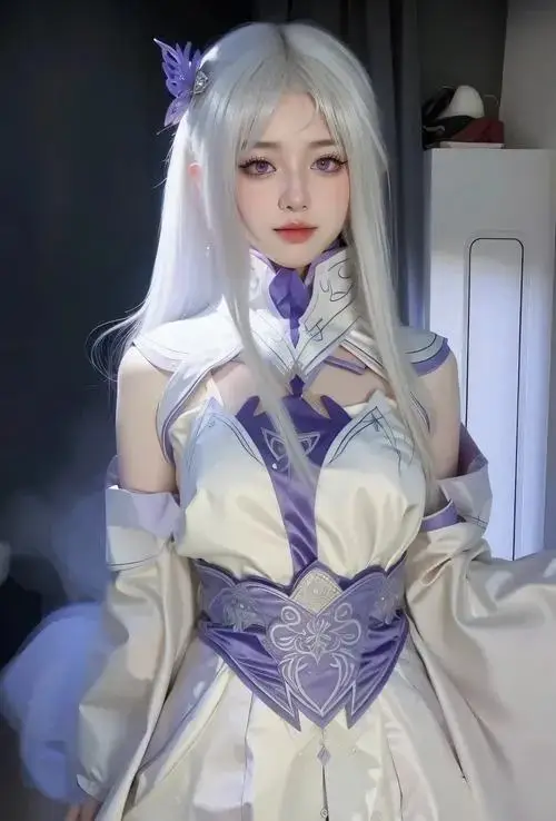 26 Ảnh gái đẹp cosplay Liên Quân tông trắng tím ghi lại cô nàng mảnh mai với thần thái nhẹ và vóc dáng nổi bật