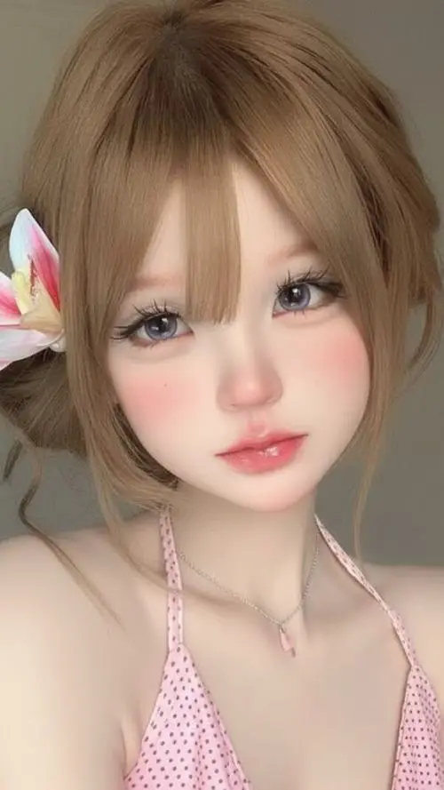 42 Gần dãy đèn lồng đỏ gái đẹp trong yukata mùa hè mỉm cười nhẹ gợi không khí lễ hội mùa hè rất rõ