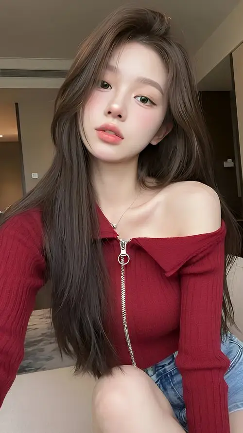 41 Thiếu nữ dễ thương đứng cạnh xe đạp nhỏ trên phố vắng đem lại cảm giác ảnh thời trang nữ rất trẻ trung