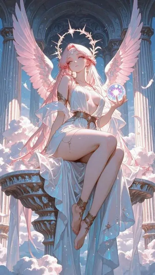 41 Ảnh anime thiếu nữ tóc hồng tựa mình trước bảng hiệu phát sáng, gương mặt nghiêng và môi chúm nhẹ làm bức hình có sức hút ngọt ngào, gợi đúng tinh thần hình nền anime dễ thương dành cho người mê ánh sáng đêm