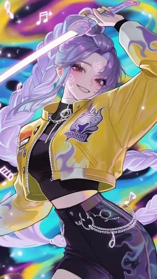 59 Thiếu nữ tóc bạc trong váy tím đứng dưới bầu trời sao, những cánh bướm quanh người làm khung hình bồng bềnh và xinh, rất hợp người mê ảnh hoạt họa có ánh mắt là phần gây thương nhớ lâu hơn