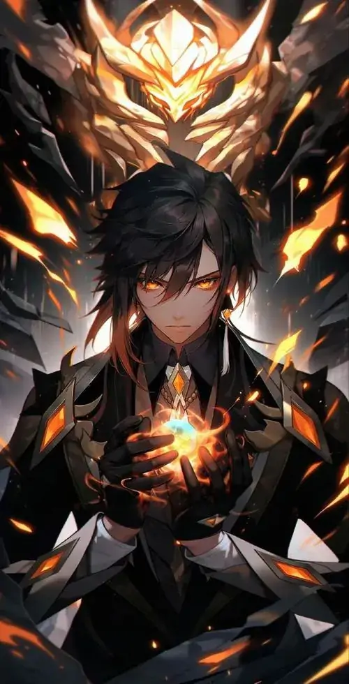 44 Thiếu nữ tóc xanh chìm trong sắc nước phát quang, từng mảng màu chuyển mềm làm bức họa như đang thở, đây là ảnh nền anime đẹp cho người thích không khí tĩnh lặng và cảm giác anime soft pastel