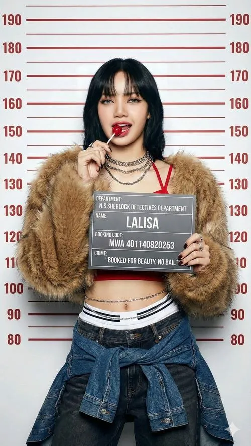 5 Pokpak trong khung ảnh kiểu hồ sơ vẫn toát thần thái sắc sảo với áo ngắn và vòng eo gọn