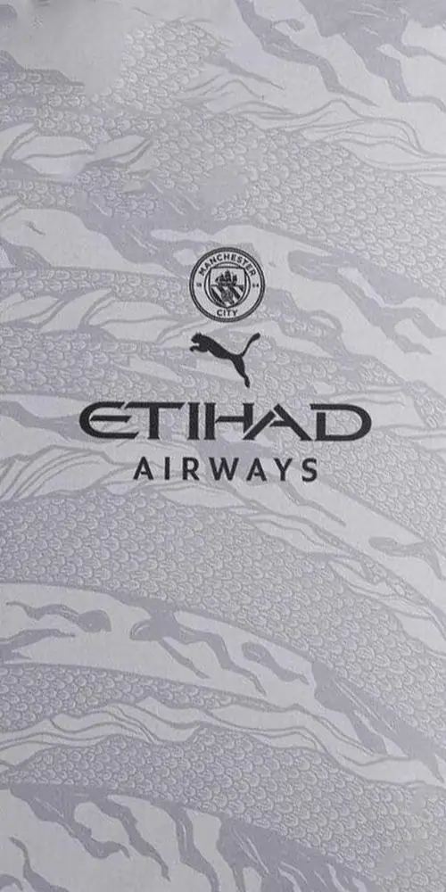 26 Ngầu với mẫu logo Manchester City kết hợp thị giác nhận diện mạnh khiến ảnh hợp làm nền cho fan nam