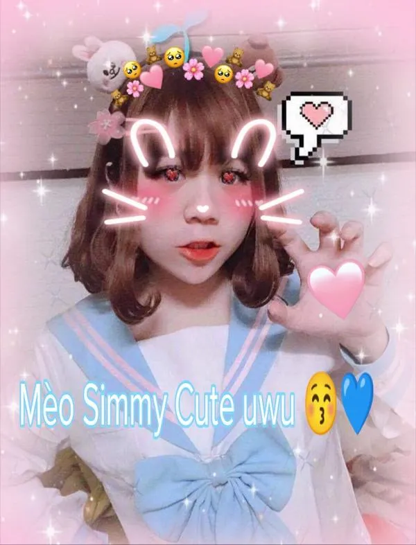 Tiểu Đào dùng hiệu ứng hồng đáng yêu gương mặt bầu bĩnh làm vibe mộng mơ dễ thương