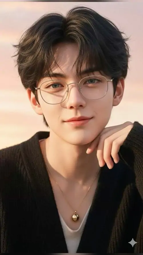 36 Ảnh nam đẹp đeo kính khi đang buộc dây giày ở sân bóng, áo thun rộng và quần thể thao tạo cảm giác khỏe khoắn, nhưng biểu cảm lại khá hiền, sự đối lập này làm tổng thể vừa năng động vừa có nét thư sinh