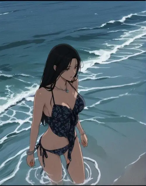 9 Ảnh gái xinh anime bikini đẹp nổi bật với màu sắc rực rỡ và visual ngọt ngào