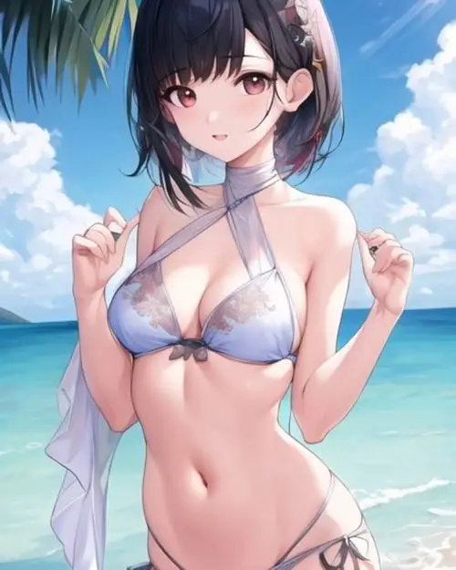 6 Bộ sưu tập ảnh gái xinh anime bikini dành cho fan yêu vibe biển và nắng