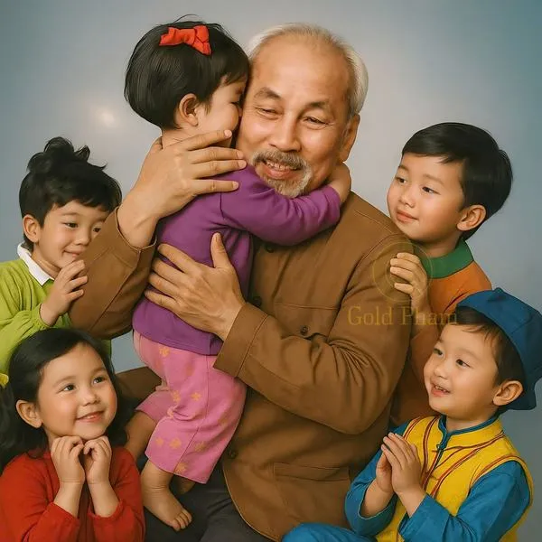 50 Hinh Ảnh Bác Hồ Với Thiếu Nhi với sự gần gũi và ấm áp của Người đối với trẻ em