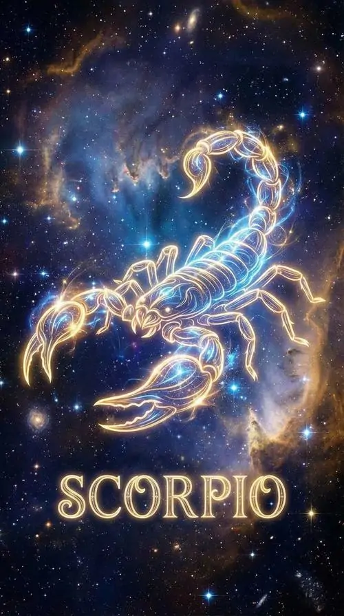 17 Ảnh wallpaper Hổ Cáp vũ trụ xanh tím với bọ cạp phát quang giữa dải sao khiến tổng thể trông đẹp nhất và rất hút mắt