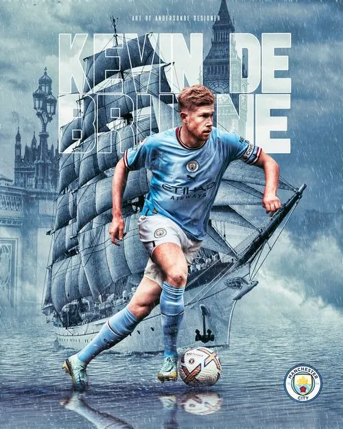 14 Hình nền điện thoại ảnh cầu thủ Kevin De Bruyne tạo điểm nhấn bằng mái tóc vàng và phong cách kiến thiết thông minh