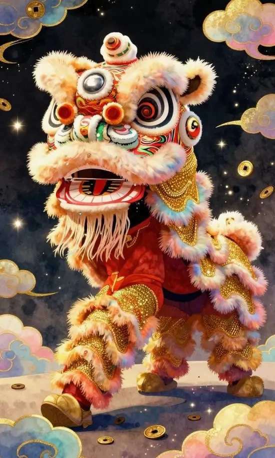 18 Hình nền đẹp linh vật vàng phát sáng giữa tia sét và hào quang đem lại cảm giác bảo hộ rất hợp ảnh chủ đề cát tường