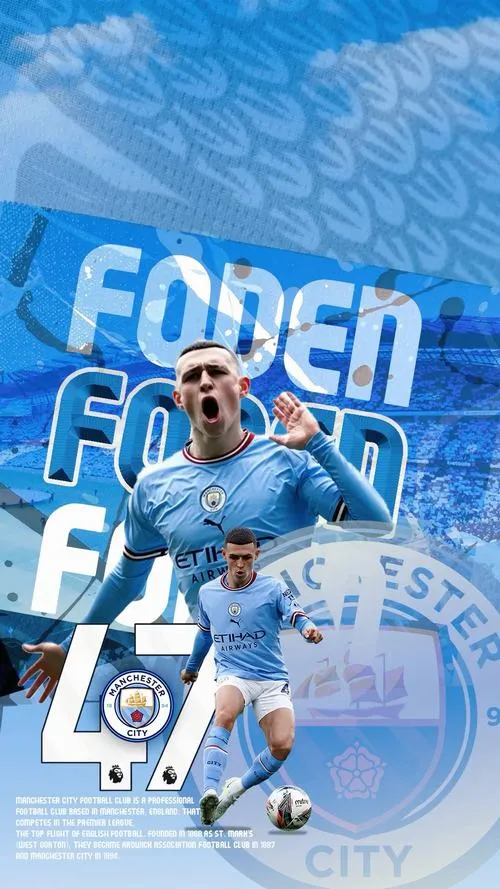 13 Ảnh cầu thủ Foden đẹp full HD khi thi đấu cạnh Kyle Walker, bố cục cân đối và cảm giác sân cỏ rất rõ