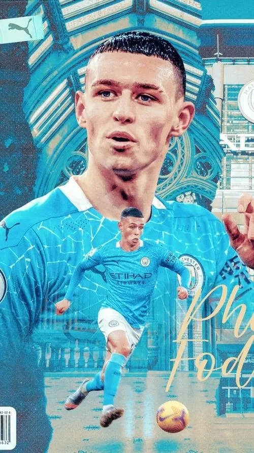 9 Ảnh wallpaper Phil Foden nổi bật ở vai trò tiền vệ tấn công, nét kỹ thuật và sự tự tin hiện lên tự nhiên