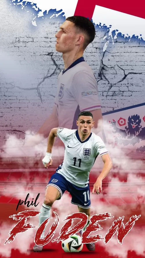 18 Ảnh nền Phil Foden giữa sân vận động sáng đèn, thần thái sắc bén và màu áo xanh tạo cảm giác cực hút