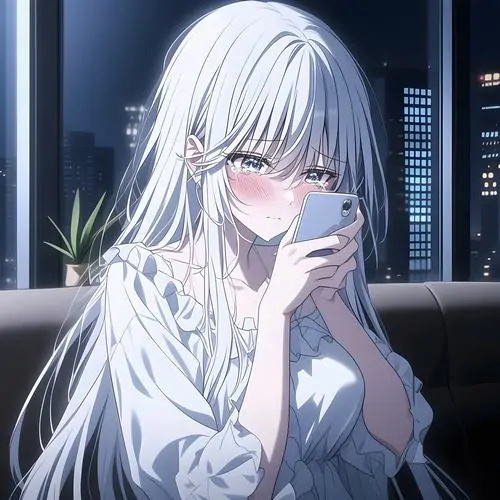 36 Cô nàng tóc trắng trong váy trắng lộng lẫy đứng dưới vòng sáng vàng, tà voan mỏng và ánh nhìn yên khiến khung hình gợi cảm giác thanh cao, như một công chúa bước ra từ giấc mơ rất đẹp