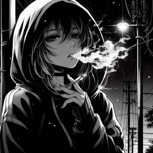 24 Ảnh anime nữ cá tính với cà vạt lỏng và ánh nhìn từ dưới lên khiến thần thái thêm ngạo nghễ