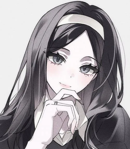 19 Nhân vật nữ anime khoác áo hoodie tối màu đứng lặng trong khói mờ gợi cảm giác ma mị và nổi loạn