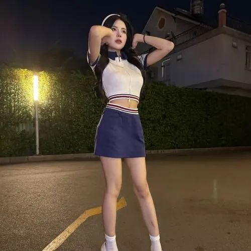 39 Ảnh nữ thần VCS đứng trước phông nền sáng cho thấy làn da nổi bật và thần thái tự tin đầy sức sống