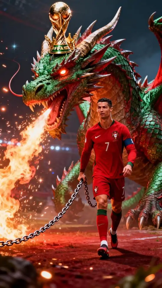 17 Nền điện thoại Ronaldo 3D đẹp cho iphone làm nổi cơ bắp săn chắc giữa tông màu mạnh, rất hợp gu thể thao hiện đại