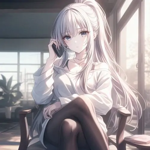 88 Ảnh Anime Nữ Tóc Trắng tinh khôi phong cách fantasy kiêu sa đậm chất điện ảnh