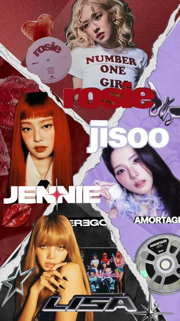 90 Hình Nền Blackpink đẹp nhất phong cách aesthetic tông hồng đen đậm chất fandom