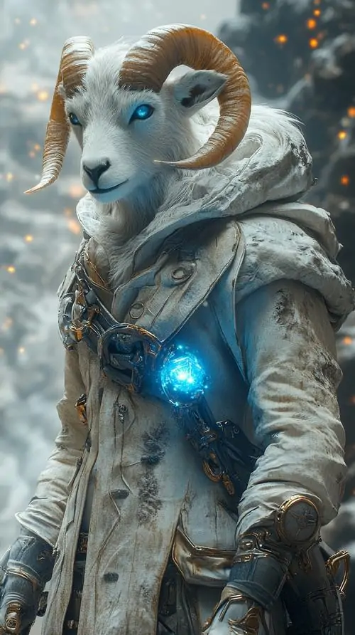 24 Ảnh nền linh vật Mùi gợi không khí ấm áp khi dê trắng hiện lên giữa nền mây hồng rất hợp người thích vận khí nhẹ nhàng