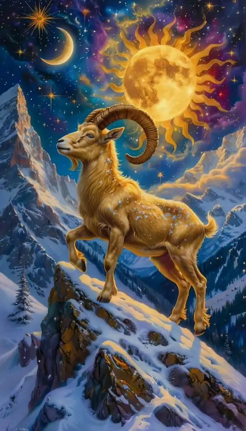 29 Hình nền Dương cát tường thêm gậy như ý cạnh dê trắng giúp tổng thể sang hơn và gợi vận trình hanh thông