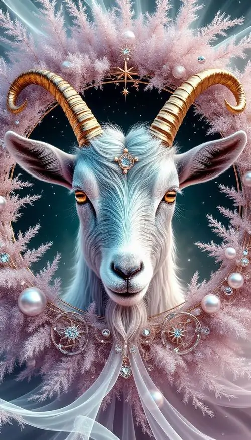 5 Ảnh nền con dê gam hồng tím làm nổi ánh mắt hiền và khí chất dịu dàng đem lại cảm giác an hòa mỗi lần mở máy