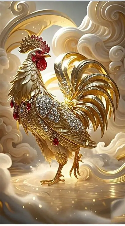 23 Nền điện thoại con gà lấy cảm hứng Ngũ Đức nên dáng đứng rất tỉnh táo phù hợp người cần thêm niềm tin tích cực