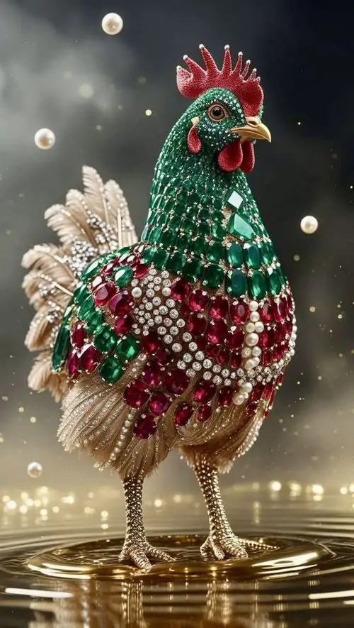 26 Hình nền con gà tuổi Dậu nhấn ánh nhìn mạnh mẽ và thân gà săn chắc mang thông điệp tiến lên cùng tài vận ổn định