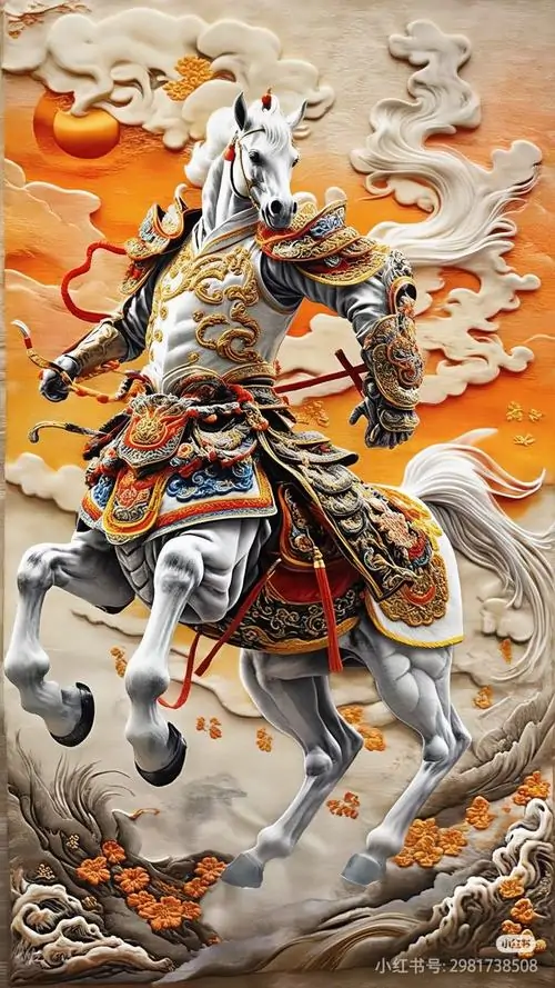 13 Ảnh nền ngựa chiến cùng tướng sĩ giữa khói mây mang tinh thần trung thành thích hợp cầu thắng lợi và sự nghiệp nhiều thuận lợi