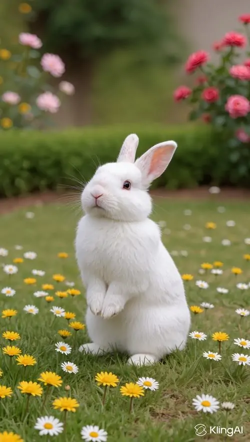 29 Hình nền kể lại cảnh thỏ con đội mưa bên quả bóng đỏ, mặt nước phản chiếu màu sắc làm tổng thể thêm long lanh, một nền điện thoại thỏ đáng yêu dành cho ai muốn chút vui nhộn trong ngày xám