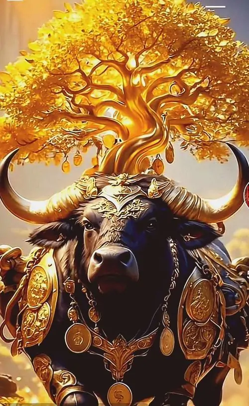 13 Hình nền đẹp nét mộc mạc sang trọng từ dáng trâu nhìn ngang khiến tổng thể hài hòa rất hợp người chuộng bình an lâu dài