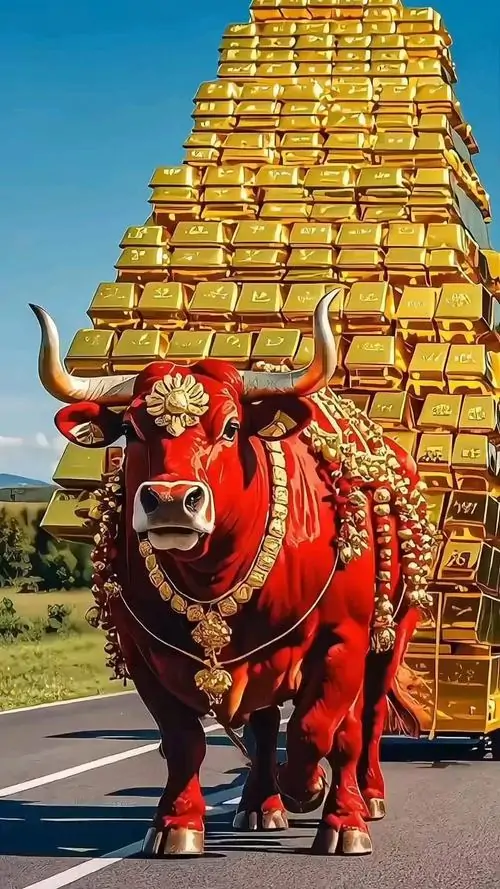 8 Hình nền điện thoại ảnh trâu nghệ thuật phối nền tối sáng cân bằng giúp màn hình vừa sang vừa gợi vận may bền vững