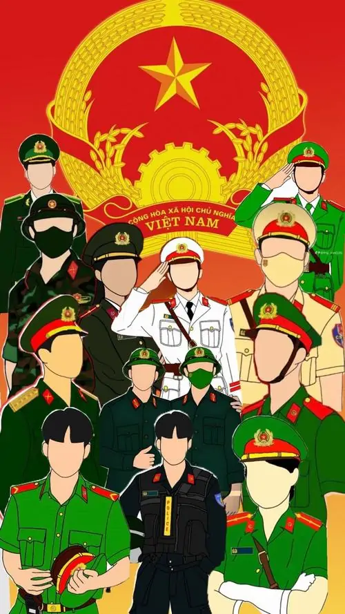 11 Khung hình đông đảo các chiến sĩ trong sắc phục xanh lá mạ cùng chung tay xây dựng trật tự xã hội thể hiện tình đoàn kết và sự gắn bó máu thịt với nhân dân trong từng nhiệm vụ được giao phó từ cấp trên.