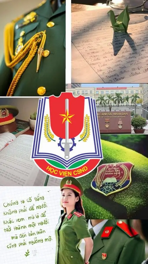 14 Một sự kết hợp tinh tế giữa hình ảnh xe mô tô tuần tra và phù hiệu ngành công an trên phông nền xanh mang lại sự cân bằng hoàn hảo cho giao diện máy tính của những người yêu mến màu áo thiên thanh truyền thống.