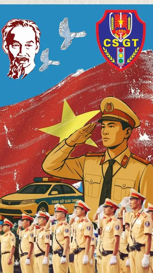 3 Hình nền khắc họa hình ảnh chiến sĩ chào cờ uy nghiêm dưới lá quốc kỳ đỏ thắm tạo nên một bố cục cân đối và truyền tải thông điệp phụng sự tổ quốc sâu sắc đến với mọi thế hệ người dùng máy tính.