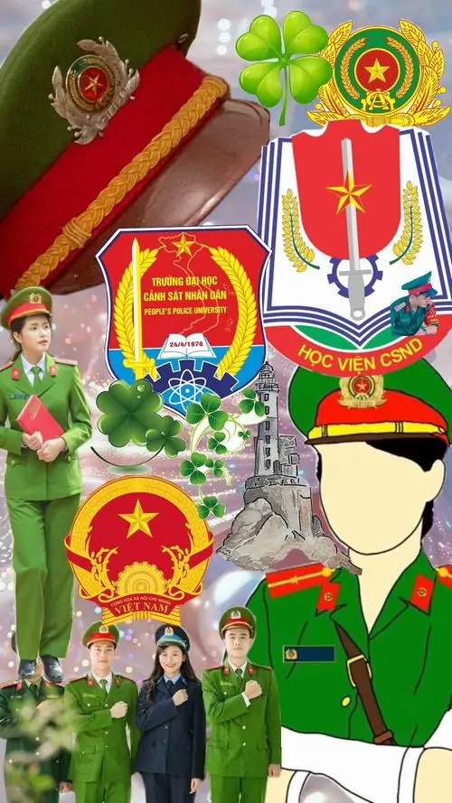 7 Bức hình tập trung vào các loại huân chương và huy hiệu cao quý gắn trên ngực áo quân phục thể hiện bề dày truyền thống vẻ vang của ngành công an trong lịch sử hào hùng bảo vệ công lý của dân tộc Việt Nam.