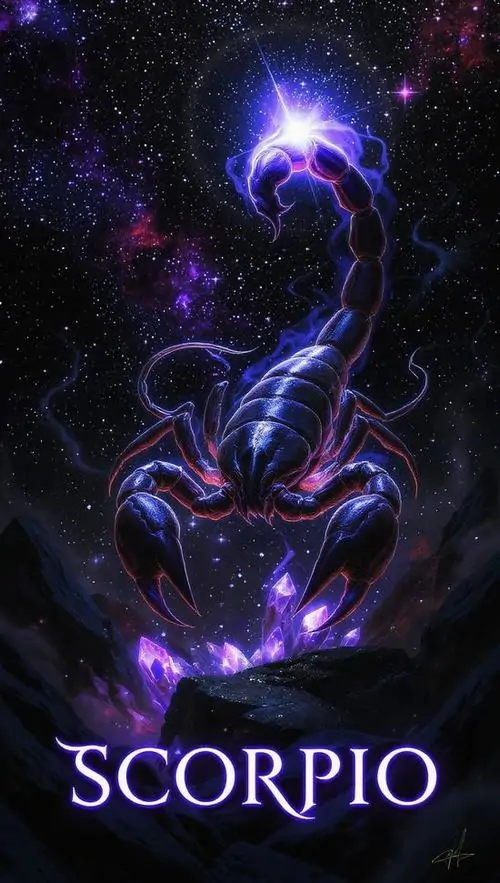 31 Hình nền đẹp Thiên Yết với Chim Ưng sải cánh trên nền sao trời mở rộng tạo cảm giác bản lĩnh và tầm nhìn xa cho màn hình dọc