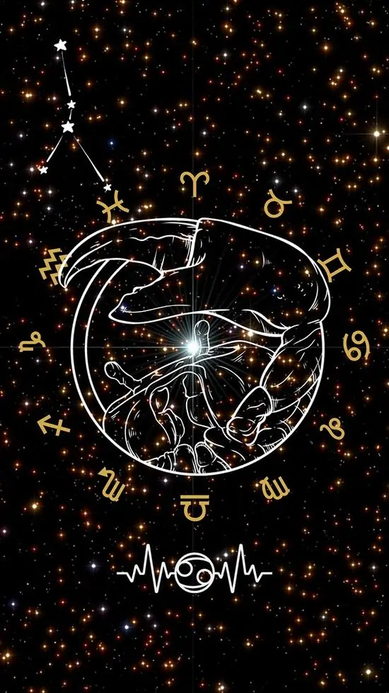 16 Hình nền đẹp Cancer lồng ghép biển đêm và ngọc trai phản chiếu làm nền ảnh có độ dịu mắt cao khi nhìn lâu